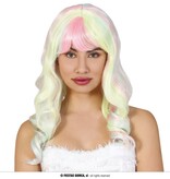 Kleurrijke Manen Fantasy Pruik Dames