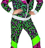 Neon Trainingspak Party Animal Groen/Paars