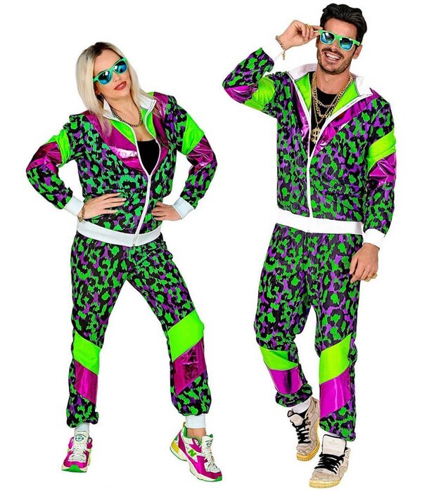 Neon Trainingspak Party Animal Groen/Paars