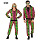 Neon Rave Trainingspak Zebraprint Gekleurd