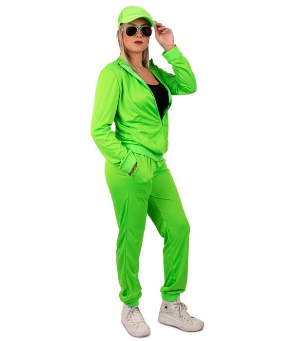 Trainingspak Basic Neon Groen Dames