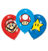 Super Mario Bros Ballonnen 28cm (6st)