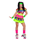 Jurk 80's Neon Tijgerprint Dames