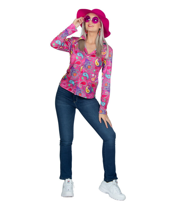 Hippie Blouse Daisy Roze Dames