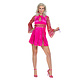 Disco Jurk Pink Glitter Dames