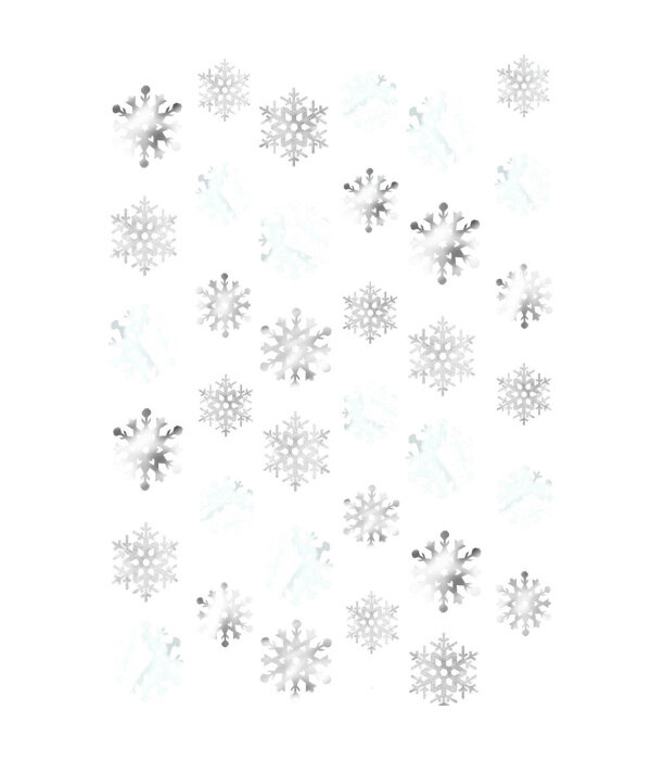 6 Stringen Decoratie Sneeuwvlokken
