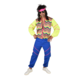 80's Neongeel/Blauw Zigzag Pak Heren