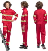 Kostuum Brandweerman Kind Rood