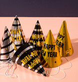 Feesthoedjes BlackGold HNY 10 cm (6st)