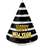 Feesthoedjes BlackGold HNY 10 cm (6st)