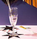 Onderzetters BlackGold HNY 12x14cm (6st)