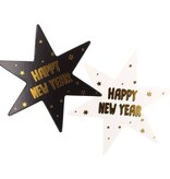 Onderzetters BlackGold HNY 12x14cm (6st)