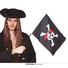 Piratenvlag op stokje