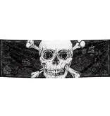 Polyester Banner Piraten Skull (74x220 cm)