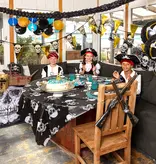 Vlag Piraten Schedel Zwart (90x150cm)