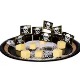 Set 24 Vlaggenprikkers Piraten (7cm)