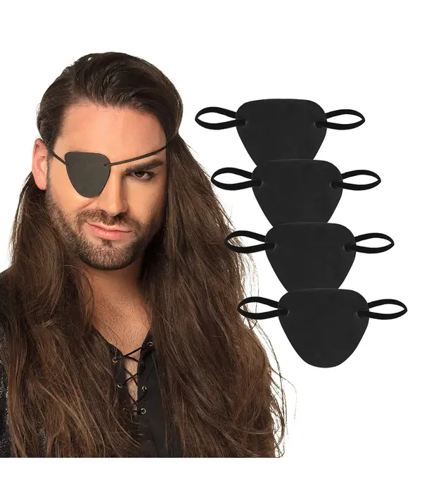 4 Piratenooglapjes Basic