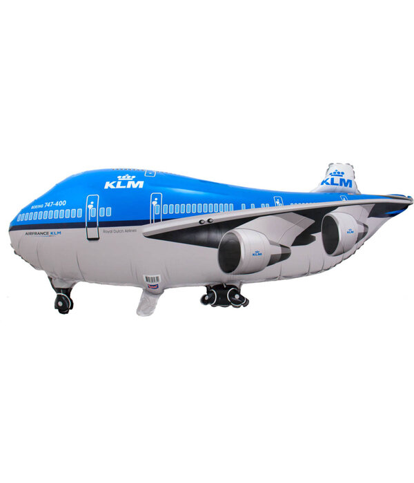 KLM Vliegtuig Folieballon (95cm)