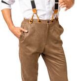 Verkleedset Roaring 20's Beige Geruit