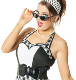 Accessoireset Rock 'n Roll Zwart/Wit 4-delig