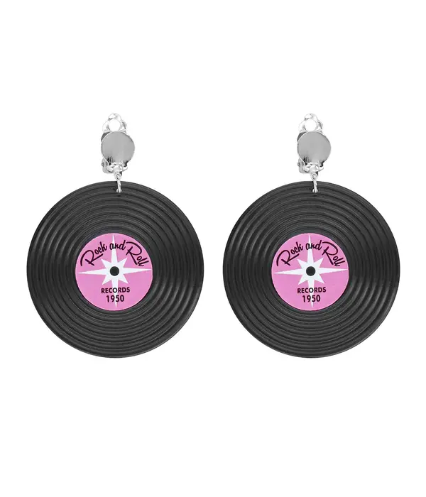 Oorbellen Disco LP Plaat