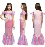 Kostuum Roze Zeemeermin Meisje Alana