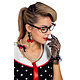 Accessoireset Rockabilly Vrouw 4-Delig