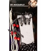 Accessoireset Rockabilly Vrouw 4-Delig