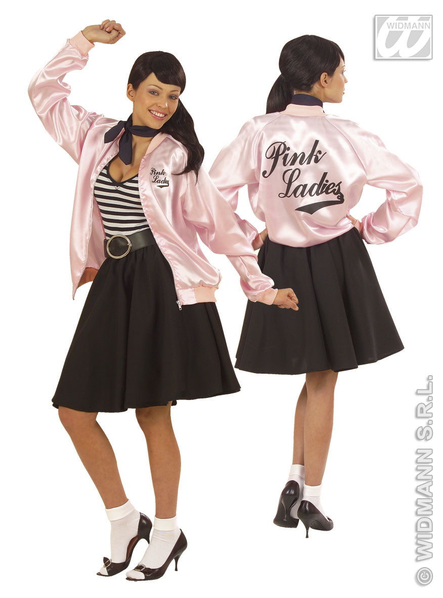Dames jasje satijn pink lady afbeelding