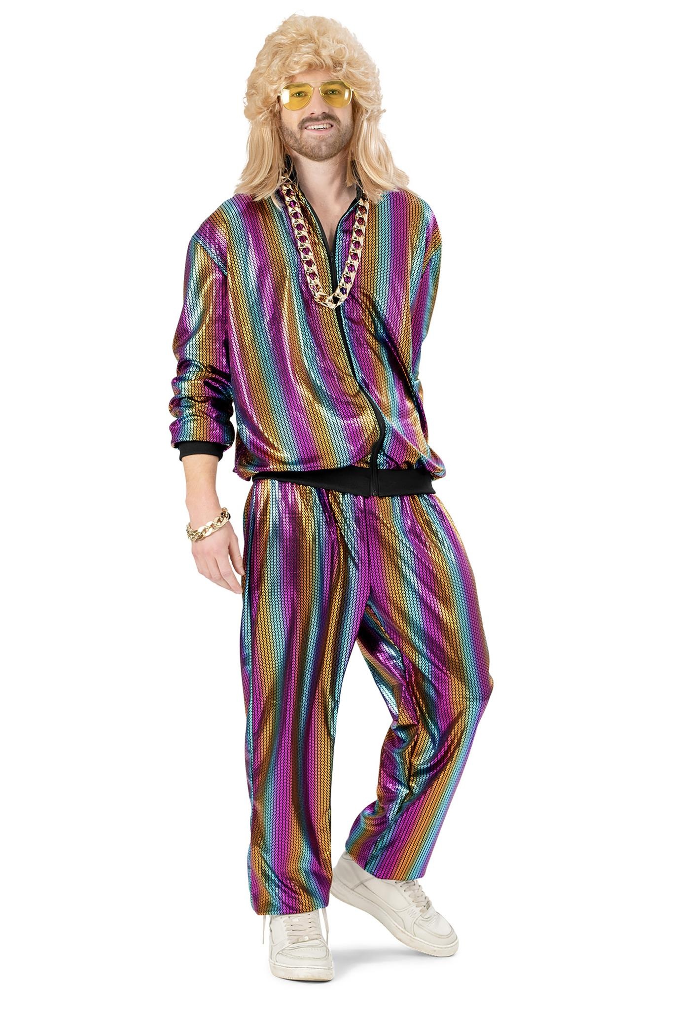 Regenboog Glamour Trainingspak Heren Randy afbeelding