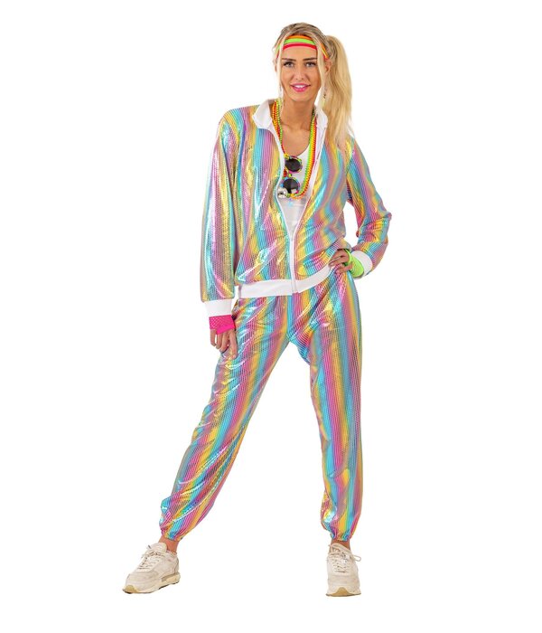 Regenboog Glamour Trainingspak Dames Rea