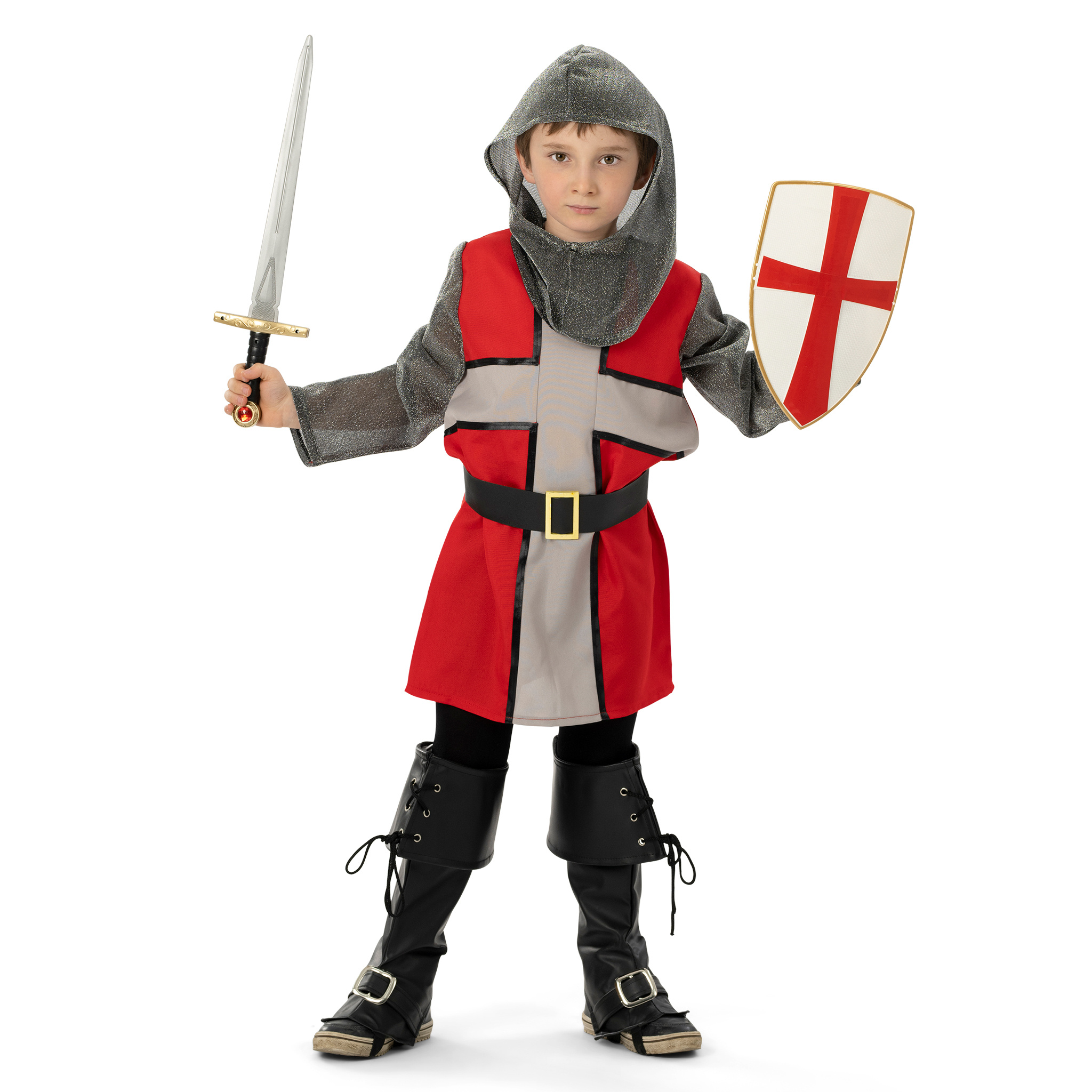 Ridder Outfit Rood/Grijs Kind Kenny afbeelding