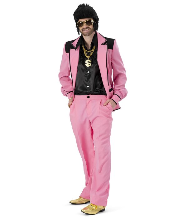 Roze Perfectie Kostuum Heren