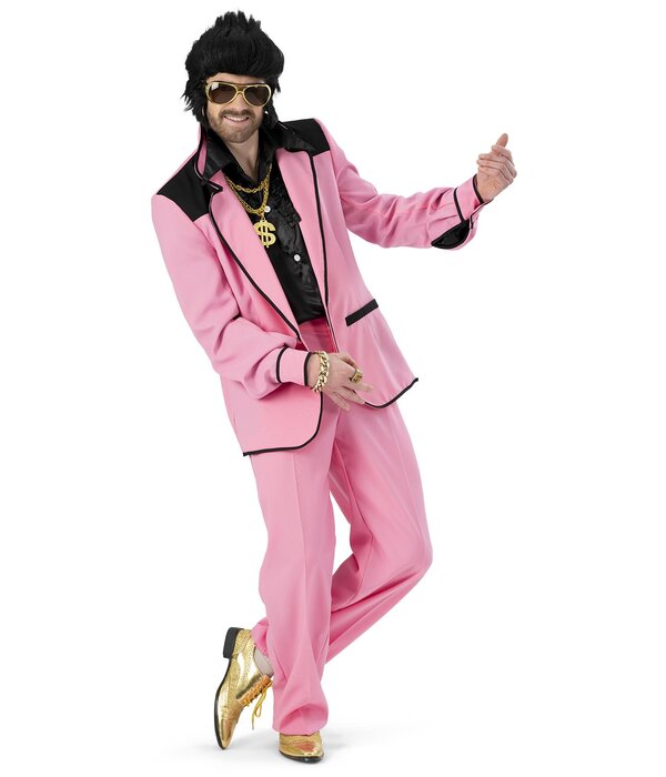 Roze Perfectie Kostuum Heren