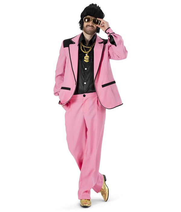 Roze Perfectie Kostuum Heren