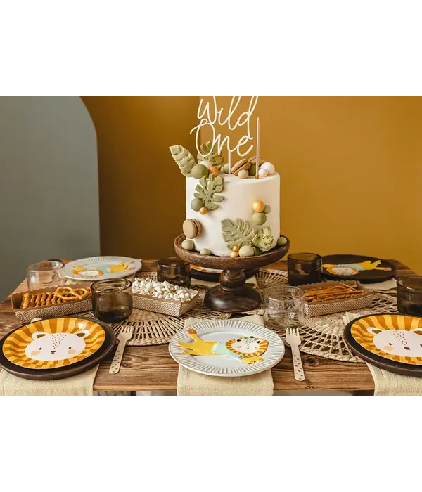 Bordjes Leeuw Lio Cartoon 18cm (6st)