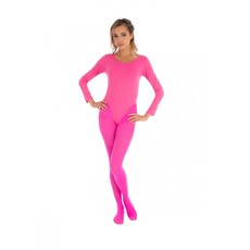 Bodysuit Roze Met Lange Mouwen Elastisch