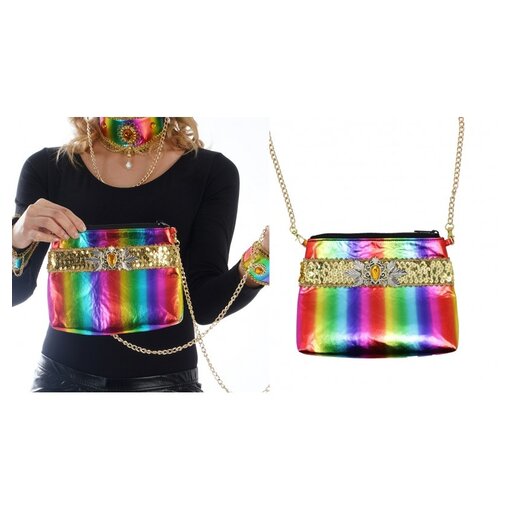 Crazy Rainbow Cabaret Handtas