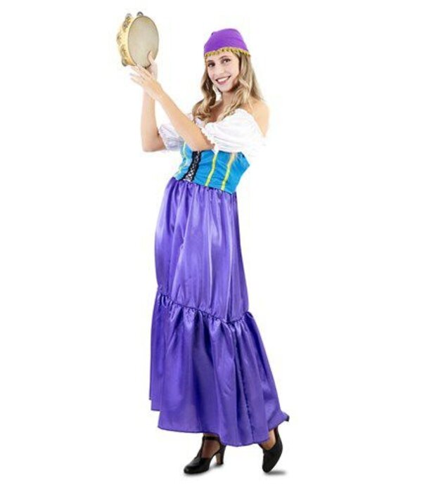 Zigeunervrouw Jurk Pommelien