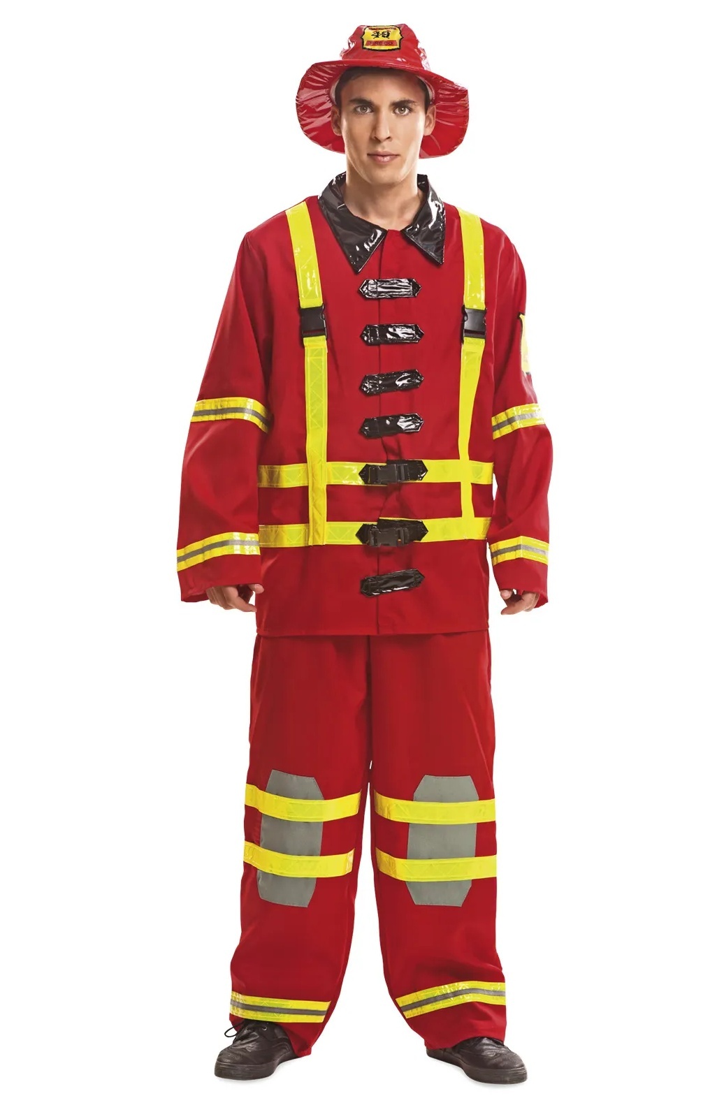 Kostuums voor Volwassenen My Other Me Brandweerman (3 Onderdelen) - M/L