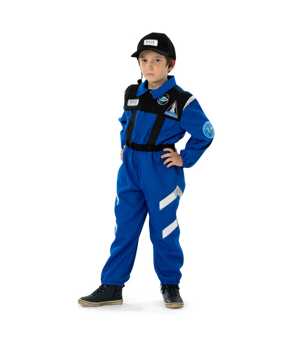 Ruimte Commandant Outit Kind Blauw