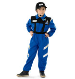 Ruimte Commandant Outit Kind Blauw