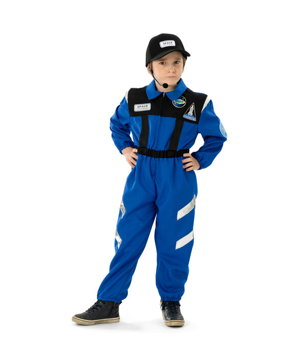 Ruimte Commandant Outit Kind Blauw