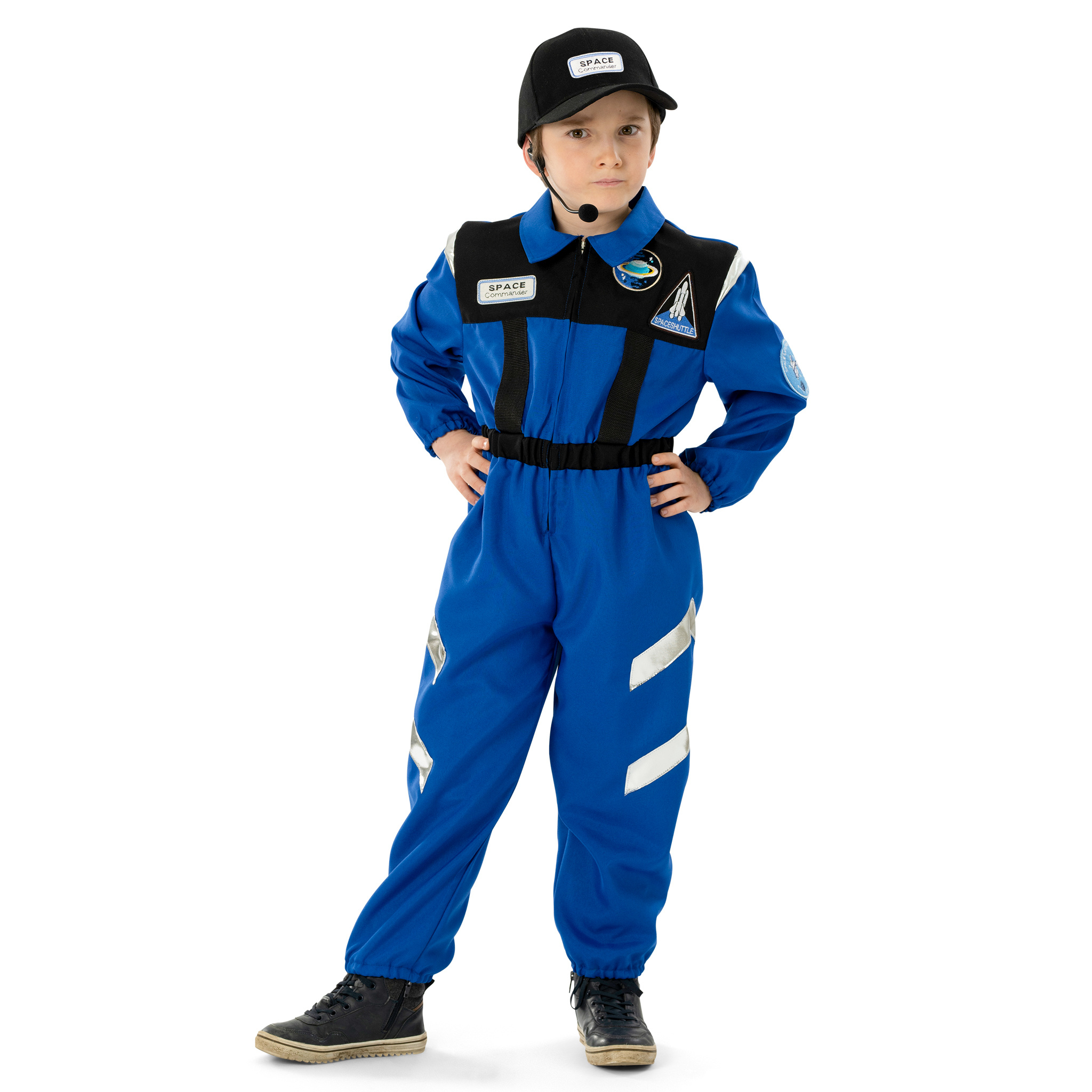 Ruimte Commandant Outit Kind Blauw afbeelding