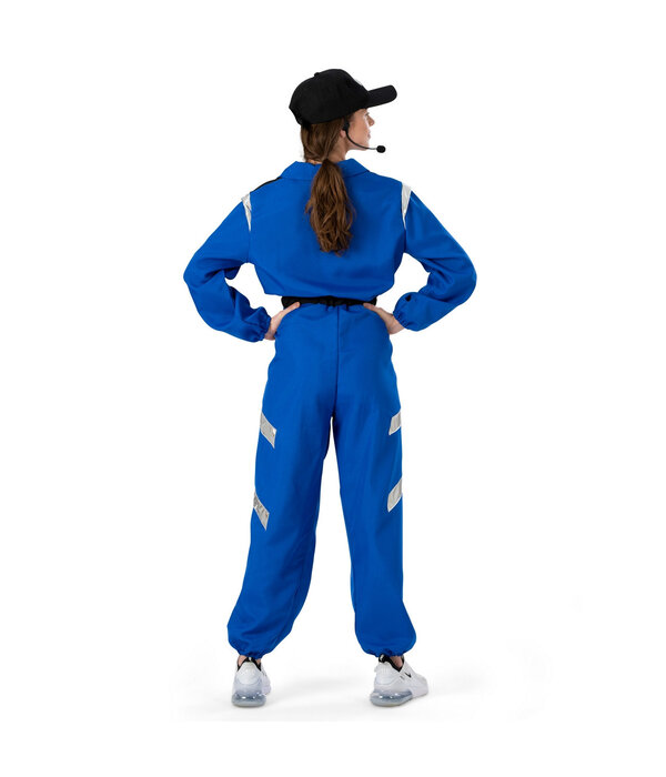 Ruimte Commandant Outit Volwassen Blauw