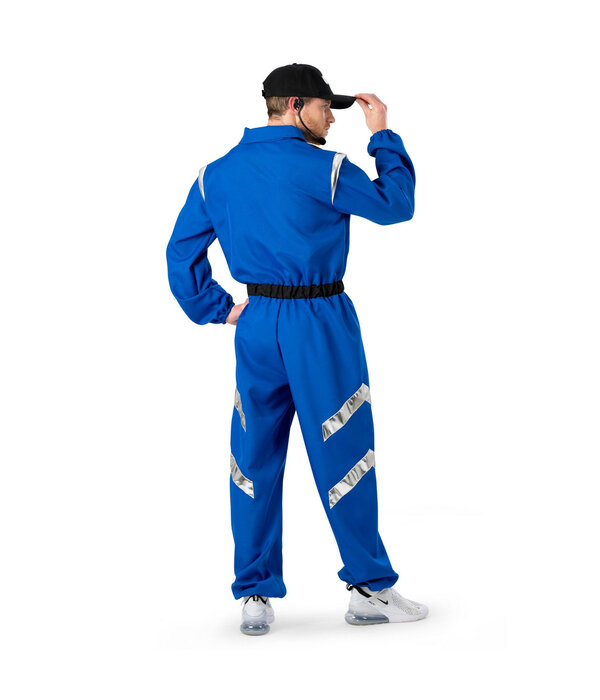 Ruimte Commandant Outit Volwassen Blauw