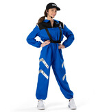 Ruimte Commandant Outit Volwassen Blauw