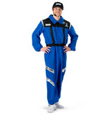 Ruimte Commandant Outit Volwassen Blauw