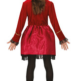 Piratenpak Meisje Rood Grace