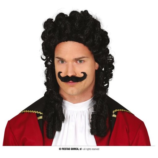 Piraten Kapitein Pruik Met Snor